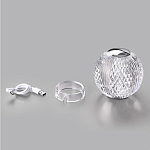 Настольная лампа с прозрачным шарообразным плафоном на цилиндрической подставке Crystal Globule варинант исполнения - 7 | Loft Concept в Новосибирске