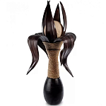 Настольная лампа черная INDONESIAN LAMPS 1 варинант исполнения - 1 | Loft Concept в Новосибирске