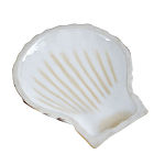 Фигурка из фарфора в виде ракушки морского гребешка Marine Tridacna варинант исполнения - 2 | Loft Concept в Новосибирске