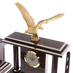 Настольный письменный набор из природного камня обсидиана с декором в виде орла Golden Eagle варинант исполнения - 2 | Loft Concept в Новосибирске