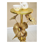 Столик приставной из металла с основанием в виде цветочной композиции Flower Arrangement Table варинант исполнения - 6 | Loft Concept в Новосибирске