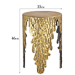 Столик дизайнерский Copper streaks варинант исполнения - 5 | Loft Concept в Новосибирске