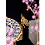 Чаша из прозрачного стекла с бронзовым ободком и фигурками бабочек Eden Garden варинант исполнения - 4 | Loft Concept в Новосибирске