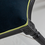 Стул чёрный из натурального бука с изображением птица в саду Blooming Red Birds варинант исполнения - 4 | Loft Concept в Новосибирске