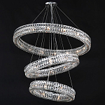 Хрустальная Люстра Элизабет из трех колец Хром  варинант исполнения - 1 | Loft Concept в Новосибирске