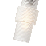 Подвесной светильник со стеклянным рифленым плафоном цилиндрической формы Eliara 13 варинант исполнения - 8 | Loft Concept в Новосибирске