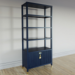 Стеллаж со стеклянными полками Elsa Dreams Blue варинант исполнения - 1 | Loft Concept в Новосибирске