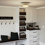 Потолочный светильник со стеклянным плафоном в виде купола Quoizel варинант исполнения - 16 | Loft Concept в Новосибирске