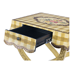 Приставной столик с ящиком в стиле ретро Vintage Rustic Tablecloth варинант исполнения - 3 | Loft Concept в Новосибирске