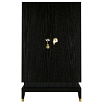 Платяной шкаф Elsa Dreams Black с 2-мя фасадами варинант исполнения - 5 | Loft Concept в Новосибирске