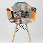 Стул с обивкой в стиле Patchwork варинант исполнения - 2 | Loft Concept в Новосибирске