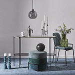 Подсвечник фигурный голубой Bright Accent 33 см варинант исполнения - 4 | Loft Concept в Новосибирске