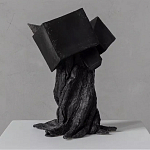 Скульптура «Окаменелый рост», Черный объект варинант исполнения - 1 | Loft Concept в Новосибирске