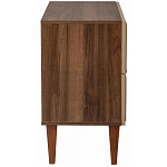 Тумба прикроватная бежевая из массива бука с 2-мя ящиками Wenge Light варинант исполнения - 3 | Loft Concept в Новосибирске