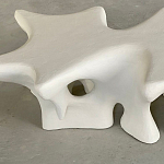 Кофейный стол природной формы Sirius White Coffee Table варинант исполнения - 1 | Loft Concept в Новосибирске