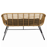 Кушетка плетеная из ротанга Wicker Сouch варинант исполнения - 2 | Loft Concept в Новосибирске