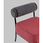 Кресло Ponpoun тёмно-серый бордо варинант исполнения - 2 | Loft Concept в Новосибирске