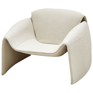 Кресло бежевое в стиле минимализм Chani Beige Armchair