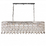 Люстра овальная с хрустальными подвесками Roul Crystal Light варинант исполнения - 6 | Loft Concept в Новосибирске