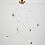 Светодиодная люстра Trumpet Tube Brass  варинант исполнения - 4 | Loft Concept в Новосибирске