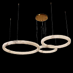 Люстра с 3-мя кольцами из натурального камня Minerals of Light варинант исполнения - 2 | Loft Concept в Новосибирске