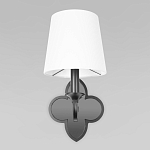 Бра с белым текстильным абажуром и фигурным основанием с зеркальной вставкой Vitorino варинант исполнения - 12 | Loft Concept в Новосибирске