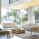 Кресло с каркасом из массива дуба Gallin Chair Boucle варинант исполнения - 8 | Loft Concept в Новосибирске