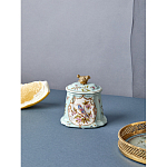 Шкатулка голубого цвета с рисунком и состаренным эффектом Eden Garden варинант исполнения - 7 | Loft Concept в Новосибирске