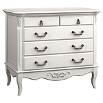 Комод белый из массива бука в стиле прованс White Provence варинант исполнения - 3 | Loft Concept в Новосибирске