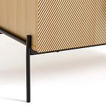 Шкаф с геометрическим рисунком на дверцах Anders Light Wood варинант исполнения - 6 | Loft Concept в Новосибирске