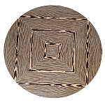 Столик журнальный круглый с полосатым узором Zebroids варинант исполнения - 7 | Loft Concept в Новосибирске