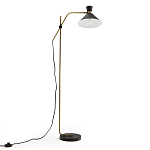 Торшер с поворотным плафоном Davy Brass Floor Lamp варинант исполнения - 2 | Loft Concept в Новосибирске