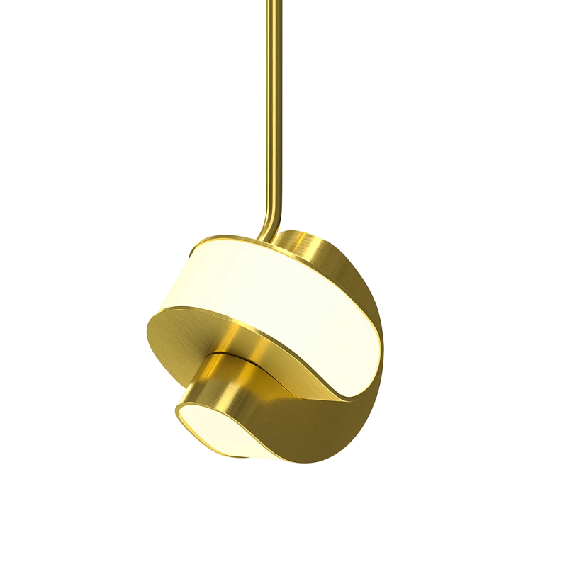 Подвесной светильник в цвете Латунь Levix Латунь сатинированная в Новосибирске | Loft Concept 