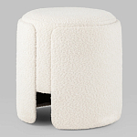 Дизайнерский Пуф Букле Poof Alice White Boucle  варинант исполнения - 3 | Loft Concept в Новосибирске