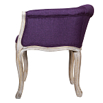 Кресло низкое в стиле прованс Louis French Armchair purple flax варинант исполнения - 2 | Loft Concept в Новосибирске