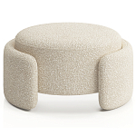 Круглая Оттоманка Alice ткань букле варинант исполнения - 2 | Loft Concept в Новосибирске