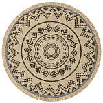Ковер круглый из комбинированного состава Fantasy варинант исполнения - 1 | Loft Concept в Новосибирске