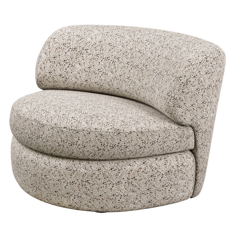 Кресло Ulysses Молочный Серый в Новосибирске | Loft Concept 