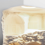 Встраиваемый в стену гипсовый светильник под покраску в античном стиле Antiquity Athena варинант исполнения - 11 | Loft Concept в Новосибирске