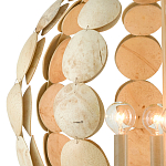 Люстра в форме шара с декором из круглых декоративных элементов Texture Discs варинант исполнения - 1 | Loft Concept в Новосибирске