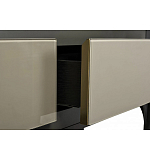 Консоль тёмно-коричневого цвета с 2-мя ящиками Gladstone варинант исполнения - 4 | Loft Concept в Новосибирске