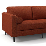 Мебельная ткань Шенилл терракотовый цвет 138 см T4-44 варинант исполнения - 1 | Loft Concept в Новосибирске