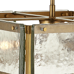 Потолочный светильник квадратный из толстого литого стекла Cast Glass варинант исполнения - 2 | Loft Concept в Новосибирске