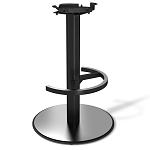 Барный стул вращающийся со спинкой Бежевый Велюр Vendramin Chair варинант исполнения - 4 | Loft Concept в Новосибирске