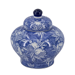 Ваза с крышкой в китайском стиле Гранатовое дерево Blooming Pomegranate варинант исполнения - 7 | Loft Concept в Новосибирске