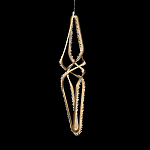 Подвесной светильник с декоративными элементами в виде кристаллов Smooth Shine варинант исполнения - 2 | Loft Concept в Новосибирске