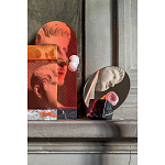 Настольное дизайнерское зеркало Poltronova Vanitas Rosso Franci Mirror and Photo Holder варинант исполнения - 4 | Loft Concept в Новосибирске