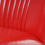 Кресло с обивкой из эко-кожи Harper Armchair Red варинант исполнения - 7 | Loft Concept в Новосибирске