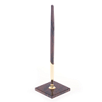 Ручка шариковая на подставке из натурального камня Обсидиан Stone Pens варинант исполнения - 2 | Loft Concept в Новосибирске