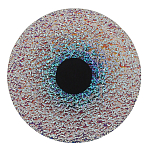 Бра круглое стеклянное с морозным эффектом Heterochromia варинант исполнения - 2 | Loft Concept в Новосибирске